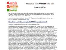 Tablet Screenshot of pptt.com